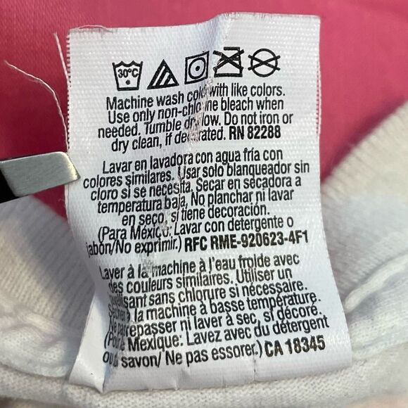 Towson State University Jerzees Graphic Tee White Yellow Black Maryland Tiger TS - Picture 5 of 5